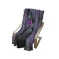thumbnail image 4 of Cosmic Cat Soft Flannel Fleece Throw Blanket, Funny Grey Kitten with Retro Round Sunglasses on Galactic Background, Cozy Plush for Indoor and Outdoor Use, 50" x 70", Grey and Multicolor, by Ambesonne, 4 of 6