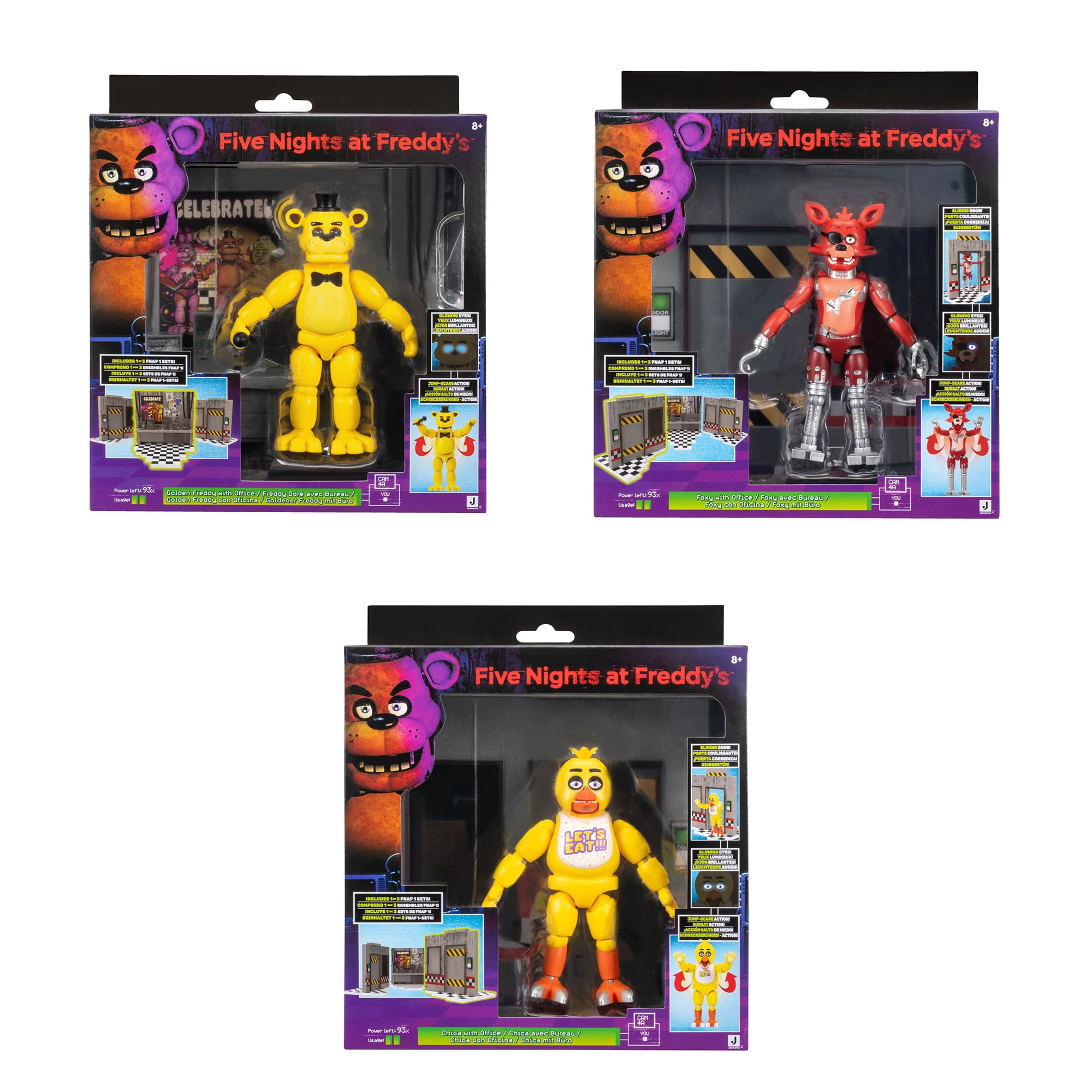 新品未開封 Five Nights at Freddy's フィギュアセット Five Nights at Freddy's Core Figure Office Set Packs (Ships 1 of 3