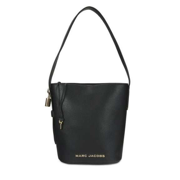 Marc Jacobs The Leather Bucket Bag Crossbody Black