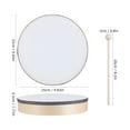 thumbnail image 4 of Miangastore 1 Set Hand Drum Beige Wooden Percussion Instrument for Adults 9.82 Inch, 4 of 9