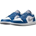 thumbnail image 3 of Big Kid's Jordan 1 Low True Blue/Cement Grey-White (553560 412) - 6, 3 of 5