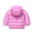 thumbnail image 4 of Tdoqot Toddler Girls Winter Coats with Hood- Cute Full Zip Warm Long Sleeve Quilted Jacket Purple Size 12M-5 T, 4 of 4