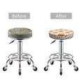 thumbnail image 5 of Gukieu Autumn Harvest Baskets Print Round Chair Cover, Dust-proof and Non-slip Bar Chair Protective Cover, Suitable for Bars, Restaurants, Offices-13 inch, 5 of 7