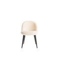 thumbnail image 3 of Elle Decor Cami Vanity Chair in French Cream, 3 of 7