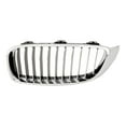 thumbnail image 4 of For BMW 430i/440i 2017 2018 2019 2020 Grille Driver Side | Plastic | Chrome/Black | For Luxury Models | Replacement For BM1200262 | 51135A3D023, 4 of 6