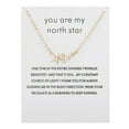 thumbnail image 1 of DPTALR Moon Star Pearl Tassel Adjustable Paper Card Necklace Pendant Clavicle Chain, 1 of 2