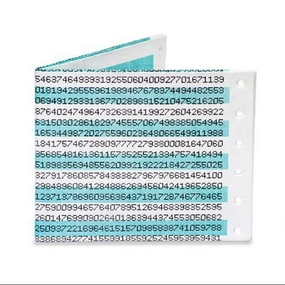 Dynomighty Computer Classic Dot Matrix Print Paper Mighty Billfold Wallet