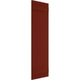 thumbnail image 2 of Ekena Millwork 16 1/8"W x 45"H True Fit PVC Three Board Joined Board-n-Batten Shutters, Pepper Red (Per Pair - Hardware Not Included), 2 of 9
