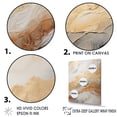 thumbnail image 3 of Designart "Magic Of Gold And White Marble Geode I" Abstract Marble Canvas Art Print, 3 of 7