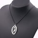 thumbnail image 5 of Collar para mujer, joyería para mujer, joyería para mujer, collar de metal con diseño de útero y personalidad a la moda para mujer., 5 of 5