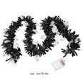 thumbnail image 3 of Yyuenw Halloween Garland with Light, 6.5 FT Glitter Tinsel Pumpkin Garland Decorations for Tree Car Golf Cart Parade Float Bike Indoor Outdoor Backdrop Wall Decor, 3 of 5