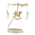 thumbnail image 4 of Adorno de candelabro giratorio Portavelas de luces de té volador giratorio para favor Caballo Zulema Portavelas giratorio, 4 of 8