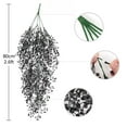 thumbnail image 2 of Janrevotw 2 Pieces Of Simulation Admiralty Willow Green Plant Rattan Artificial Fake Flowers Wall Hanging Vines Hanging Home Decorative Plants Hanging Baskets Wedding Garland Decoration, 2 of 5