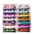 thumbnail image 5 of ZIYIMEI 3D Faux Mink Lashes Handmade Multi-Layer Eyelash, Buy 2 Get 2 Free with Brush, 1 Pair Each, 5 of 6