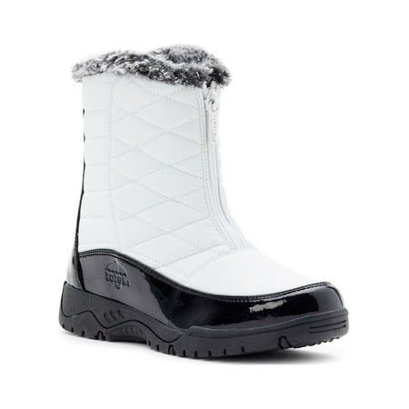 Totes Women's Esther Waterproof Faux Fur Lined Ankle Winter Boot