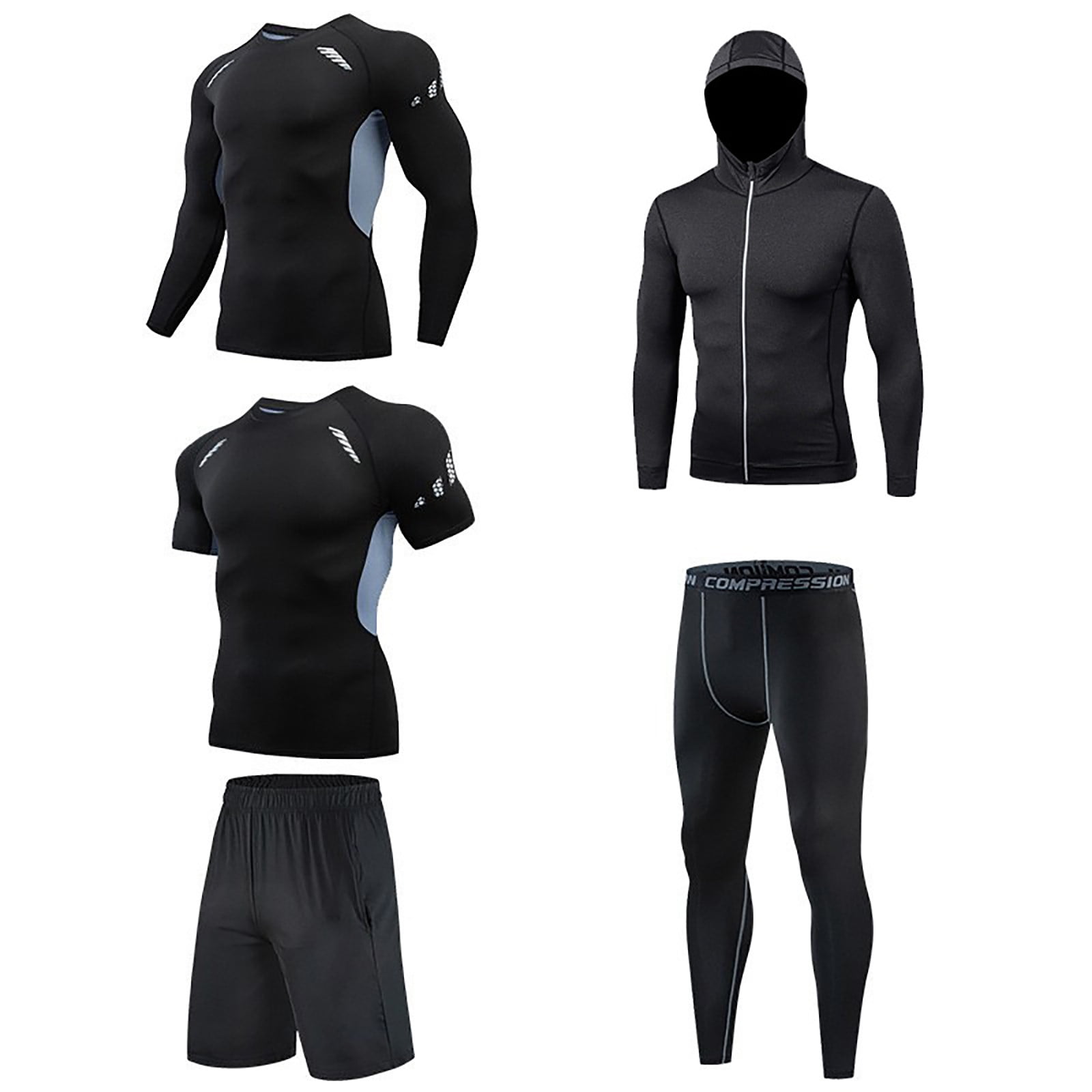 激安アウトレット通販 レディース SOOMLON Men's Set Shirt Pants Athletic Clothes Workout Clothing