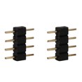 thumbnail image 1 of Conector RGB 100 Unids / lote Conector RGB Aguja para Tira de Luces Inserte el Conector LED RGB DIY Parte Pequeña RGB 3528 5050 Tira de Luces LED ANGGREK Otros, 1 of 8