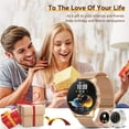 thumbnail image 6 of 2025 New Smart Watch, 1.32" Smart Watch for Women(Answer/Make Calls/Message Reminder), IP68 Waterproof with 100 Sports, Pedometer, Fitness Tracker fits for Android and IPhone (Gold), 6 of 8