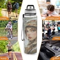 thumbnail image 7 of Sports Water Bottle 1000ML Tritan Food Grade Clear Water Bottle Fitness Outdoor Sports Bike A Winter Beauty, 7 of 7