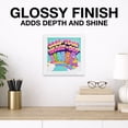 thumbnail image 2 of Silver Buffalo Care Bears Gel Coat 6"x6" Framed MDF Modern Wall Art, 2 of 6