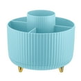 thumbnail image 1 of Makeup Brush Holder Organizer 360° Rotating Make Up Organizer Storage 5 Slot Makeup Brushes Cup for Vanity Bathroom Countertops Desk Storage Container Cosmetic Display, 1 of 8