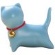 thumbnail image 1 of Sky-Blue Ceramic Cat Ornament for Household Decor 4Pcs Pack, 1 of 4