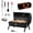 Charcoal grill with Grilling Accessories, variant on Walchoice Tabletop Charcoal Grill with Thermometer & Chimney, Small Portable Barbecue Grill for Outdoor Cooking Camping Picnic Backyard Beach - Black