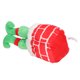 thumbnail image 5 of Juguete para masticar de felpa para perros, juguete suave y resistente a las mordeduras para mascotas, juguete chirriante de Navidad para limpieza de dientes (rojo y verde), 5 of 5