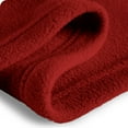 thumbnail image 5 of Polar Fleece Bed Blanket - Hypoallergenic Premium Poly-Fiber Yarns, Thermal, Lightweight Blanket (Throw/Travel, Red), 5 of 5