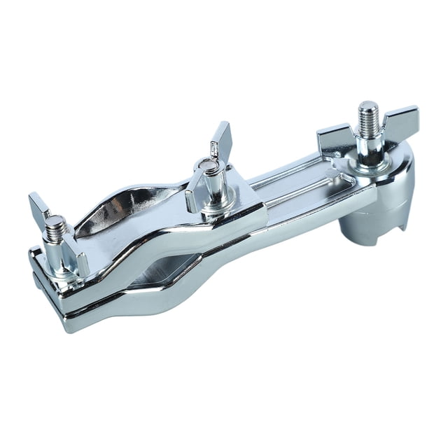 Abrazadera de tambor de metal con ángulo ajustable, ahorra espacio, multifuncional, soporte para platillos.