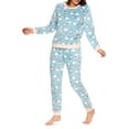 thumbnail image 6 of Sleep & Co. Women's & Women's Plus Plush Top and Pant Pajama Sleep Set, 6 of 6