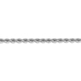 thumbnail image 3 of 14K White Gold necklace Rope chain 18 in 4 mm WG 4.0mm Regular, 3 of 5