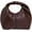 Coffee Brown, variant on Women's Pleated Trimmed Tramp Bag Mini Handbag Clutch Dumpling Bag