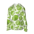 thumbnail image 2 of Fotbe Green Various Lemons Men's Women's UPF 50+ Sun Protection Jacket Hooded Cooling Shirt with Pockets Hiking Outdoor Performance-3X-Large, 2 of 8