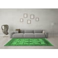 thumbnail image 3 of Ahgly Company Indoor Rectangle Oriental Emerald Green Industrial Area Rugs, 2' x 3', 3 of 4