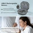 thumbnail image 3 of COBY Sleep Wireless Earbuds, Bluetooth 5.3 Noise Cancelling Earbuds with Charging Case, Black, 3 of 7