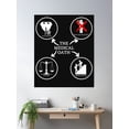thumbnail image 2 of The Medical Oath Poster Wall Art, Modern Wall Decor, 12x18 UNFRAMED, 2 of 3
