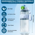 thumbnail image 3 of 27 oz Sports Water Bottle with Straw and Spout Lid, Leakproof BPA Free Toxic Free Plastic Sports Bottle for Gym, Hiking, School, Travel,Multiple Occasions, 3 of 7