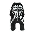 thumbnail image 4 of Costume de Squelette de Chien d'Halloween Tenue de Cosplay pour Vacances Festival Chiens Chats L L, 4 of 8