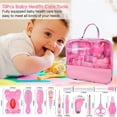 thumbnail image 2 of VONTER Baby Grooming Kit,13 in 1 Baby Health Care Kit,Newborn BabyCare Accessories,Baby Health Care Set Portable Baby Care Kit,Safety Cutter Baby Nail Kit for Nursing Baby Heath and Grooming (Pink), 2 of 6