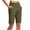 Green, variant on Plebaso Women's Shorts Knee Length Stretch Long Shorts Womens Summer Athletic Walking Shorts with Pockets
