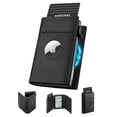 thumbnail image 1 of Cartera Smart Wallet YESIIW Airtag para hombre con bloqueo RFID, negra, 1 of 8