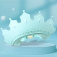 thumbnail image 2 of Coofit Baby Shower Cap Plastic: Adjustable Crown Design Kid Bath Cap Infant Shampoo Hat, 2 of 10