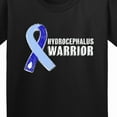 thumbnail image 4 of Inktastic Hydrocephalus Warrior with Light and Dark Blue Ribbon Youth T-Shirt, 4 of 5