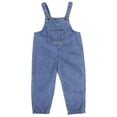 thumbnail image 2 of Baby Boys Denim Overalls Adjustable Straps Cotton Fabric For Spring And Autumn Comfortable Daily Wear And Outdoor Activities Cute Baby Overalls 110cm, 2 of 3