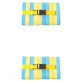 thumbnail image 1 of Naiovety Cinturón de natación Reemplazo profesional portátil Reutilizable Lavable Flexible Ajustable Principiante Ayuda de entrenamiento en Azul amarillo 2Conjunto, 1 of 6