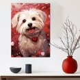 thumbnail image 3 of Cotonde Tulear Dogs Wall Art, Lovely Dog Canvas Art, Home living room décor, Pets Canvas - Dog Gift Valentines Day for Him and Her, 3 of 4