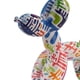 thumbnail image 2 of Estatua de escultura de perro de resina Graffiti colorido Perro de globo nórdico para escritorio (BS969), 2 of 6