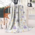 thumbnail image 2 of Princess Unicorn Pattern Blanket,Comfortable Soft Lamb Wool Throw Blanket,All Season,Warm Lightweight Blankets for Sofa Bed Couch Living Room Chair,40"x50", 2 of 4