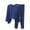 Blue, variant on UAMVSH Women's Two Piece Pajamas Sets Crewneck Soft Sleepwear Long Sleeve Top Pants Comfy Pjs Set Sleepwear